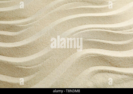 Seamless sand on a whole background, space for text. Summer vacation backdrop Stock Photo