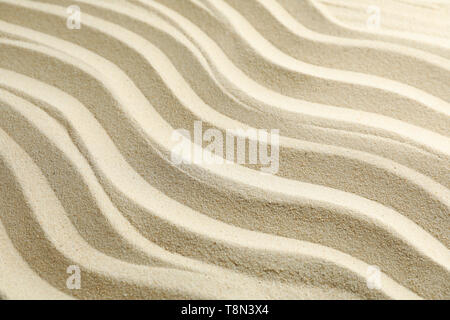 Seamless sand on a whole background, space for text. Summer vacation backdrop Stock Photo