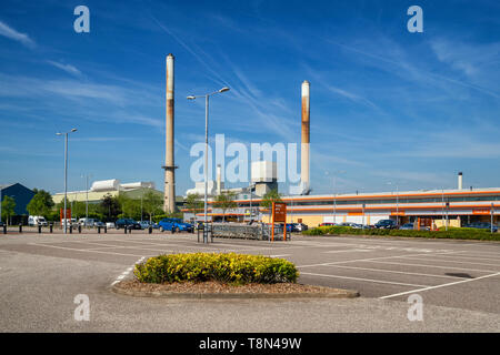 Pilkingtons glass at Ravenglass Retail Park, St Helens, Merseyside, uk Stock Photo