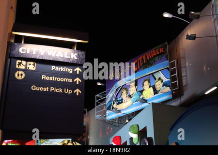 UNIVERSAL STUDIOS entertainment and retail districts, Los Angeles - California Stock Photo