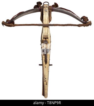 A Crossbow, German, 17th Century. Heavy, Iron Prod With Smith Mark ...