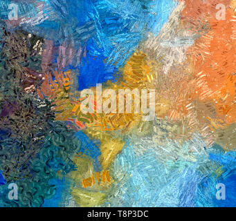 Abstract impressionism art design pattern and backdrop template for creating web or print advertising banners, unusual cards and invitations, decor al Stock Photo