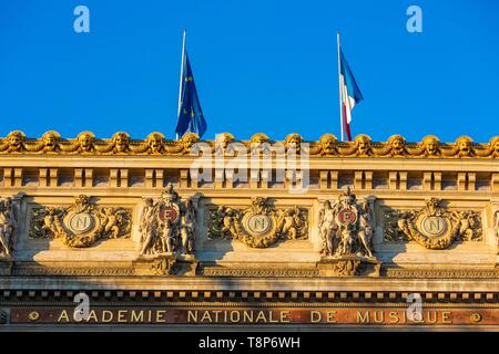 FRANCE Ile de France Paris Opera Quarter The Art Nouveau central glass ...