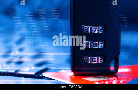 security, encrypting, banking global concept Stock Photo