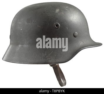 Body armour, helmets, German steel helmet M40, Editorial-Use-Only Stock Photo