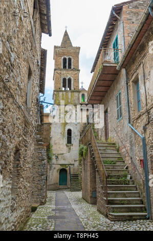 Torri in Sabina (Italy) - A little medieval village in the heart of the Sabina, Lazio region, during the spring Stock Photo