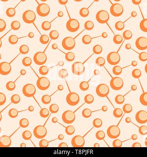 Abstract vector colorful seamless pattern. Retro hand drawn abstract organic pattern for textile, wrapping paper, prints, fabric, wallpaper, web etc. Stock Vector