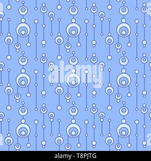 Simple seamless pattern with abstract talismans. Vector flat ethnic ornament for textile, wrapping paper, prints, fabric, wallpaper, web etc. Stock Vector