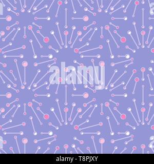 Abstract seamless pattern with rays and lines on colored background. Simple vector ornament for textile, wrapping paper, prints, fabric, wallpaper, we Stock Vector
