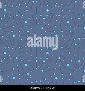 Abstract seamless pattern with rays and lines on colored background. Simple vector ornament for textile, wrapping paper, prints, fabric, wallpaper, we Stock Vector