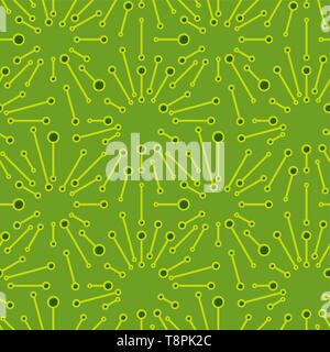 Abstract seamless pattern with rays and lines on colored background. Simple vector ornament for textile, wrapping paper, prints, fabric, wallpaper, we Stock Vector