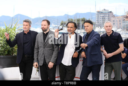 Cannes, France. 14th May, 2019. Members of the feature films jury pose for group photos before the opening of the 72nd Cannes Film Festival in Cannes, France, May 14, 2019. Credit: Gao Jing/Xinhua/Alamy Live News Stock Photo