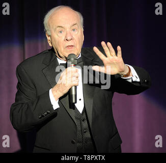 May 14, 2019: Los Angeles, California USA: FILE: Actor and comedian TIM CONWAY, best known for his Emmy winning work on 'The Carol Burnett Show, ' died on Tuesday morning. He was 85. PICTURED: October 16, 2010: Myrtle Beach, South Carolina, U.S.: Actor and Comedian TIM CONWAY performs at the Alabama Theater. (Credit Image: © Jason Moore/ZUMApress.com) Stock Photo