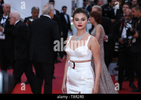 Cannes, France. 14th May, 2019. Actress Selena Gomez attends the opening gala during the 72nd Cannes Film Festival at Palais des Festivals in Cannes, France, on May 14, 2019. The 72nd Cannes Film Festival is held here from May 14 to 25. Credit: Zhang Cheng/Xinhua/Alamy Live News Stock Photo