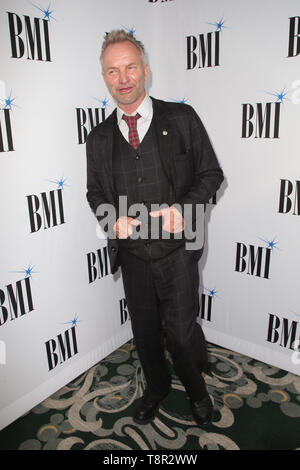 Beverly Hills, Ca. 14th May, 2019. Sting at the 67th Annual BMI Pop Awards at the Beverly Wilshire Hotel in Beverly Hills, California on May 14, 2019. Credit: Faye Sadou/Media Punch/Alamy Live News Stock Photo