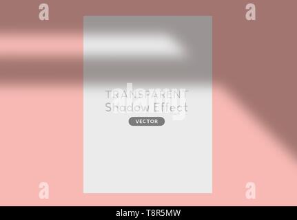 A vector shadow silhouette background effect. Stock Vector