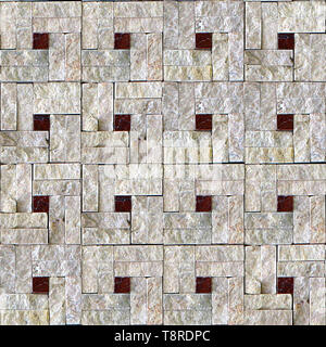 Stone Wall Seamless Texture Tile Stock Photo