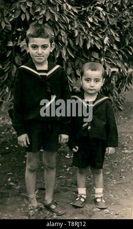 Vintage portrait Stock Photo