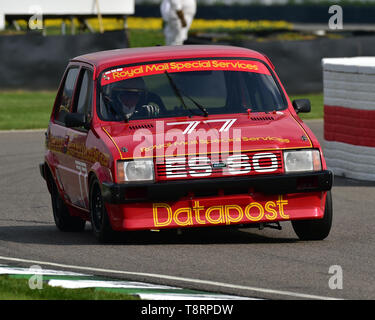 Malcolm Harrison, Patrick Watts, Austin Metro HLS 1300, Gerry Marshall Trophy, Group 1 Saloon cars, 1970 to 1982, 77th Members Meeting, Goodwood, West Stock Photo