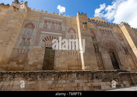 Puerta de San José and Puerta de la Concepción Antigua,  East facade of Mosque–Cathedral of Córdoba, Mezquita Cordoba, Andalusia, Spain Stock Photo