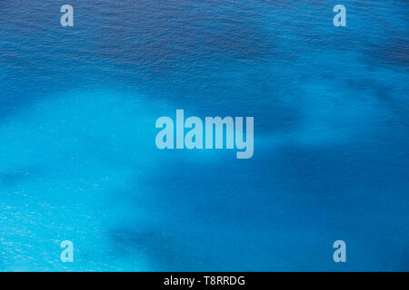 Beautiful blue ocean surface texture Stock Photo