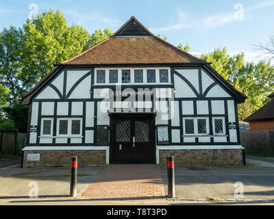 Aldenham War Memorial Hall  in the village of Letchmore Heath, Hertfordshire, England Stock Photo