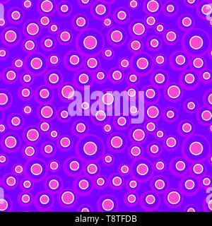 Bright vector colorful bubbles on colored background. Abstract geometric seamless pattern for textile, wrapping paper, prints, fabric, wallpaper, web  Stock Vector