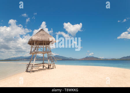 Amazing pristine beach in Honda Bay, Starfish Island, Palawan, Philippines Stock Photo