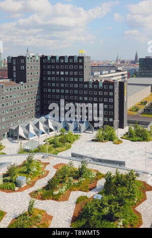 Copenhagen, Denmark - Jun 09, 2912: Modern hotel in city Stock Photo