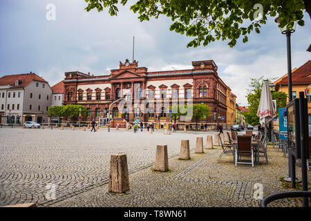 WEIMAR, GERMANY - CIRCA APRIL, 2019: Goethe Plaza of Weimar in Thuringia, Germany Stock Photo