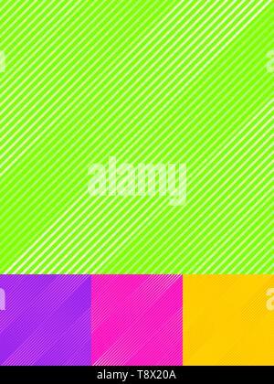Set of striped diagonal lines pattern colorful bright color background and texture. Vector illustration Stock Vector