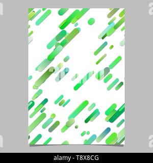 Green trendy abstract brochure background tempate - vector stationery graphics Stock Vector