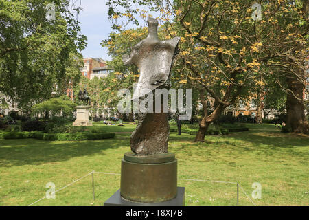 St James’s Square, London, UK. 15th May 2019. An exhibition of sculpture opens on view to the public from 15 May to 17 June 2019. The displayed works, by Barbara Hepworth; Henry Moore & Barry Flanagan, will be offered for sale at Christie’s Modern British Art Evening Sale on 17 June Credit: amer ghazzal/Alamy Live News Stock Photo