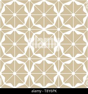 Vector seamless pattern. Abstract texture. Repeating geometric tiles from striped elements Stock Vector