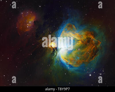 planetary nebula hubble palette