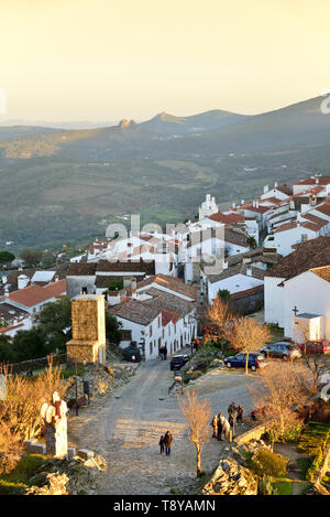 The 9th century village of Marvão with Arab origin. Portugal Stock Photo