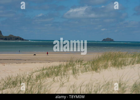 Rock beach, Cornwall Stock Photo