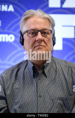 American composer and Emmy Award winner, Don Davis seen attending a press conference during the 12th Film Music Festival in Krakow. Stock Photo