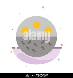 Bone, Calcium, Mineral, Skincare, Strength Abstract Flat Color Icon Template Stock Vector