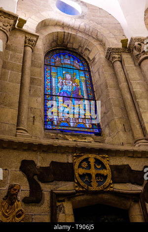 Santiago de Compostela , Spain - May 12, 2019: Santiago de Compostela, Spain. Stock Photo