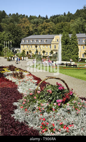 View of Kudowa-Zdroj. Poland Stock Photo