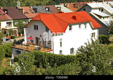 House in Kudowa-Zdroj. Poland Stock Photo