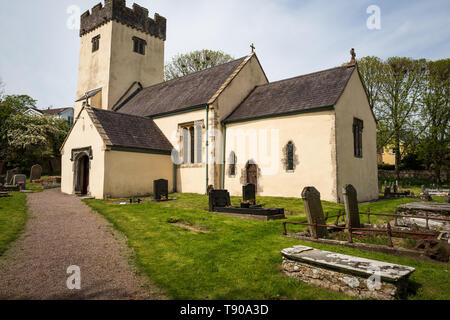 Colwinston, Wales  Village church of St Michael and All Angels Stock Photo