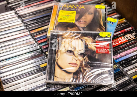 Nadarzyn, Poland, May 11, 2019: Anastacia CD album Not That Kind 2000 on display for sale, famous American singer and songwriter, collection of CDs Stock Photo