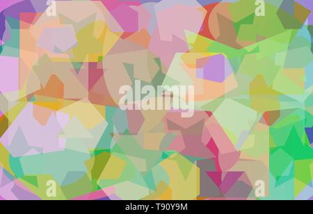 Abstract geometric background with colored irregular shapes. Can be ...