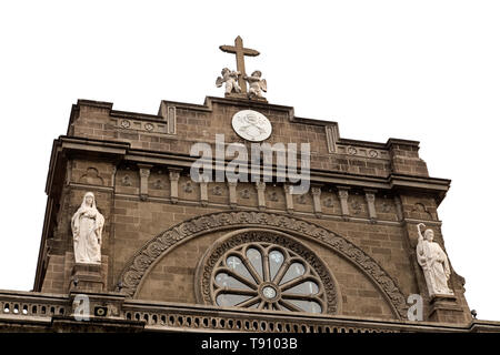 Catholic Church in Manila, Intramuros Stock Photo