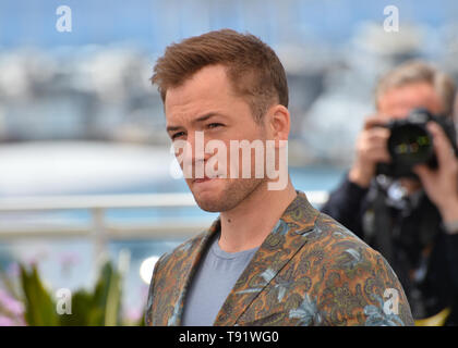 Cannes, France. 16th May, 2019. CANNES, FRANCE. May 16, 2019: Taron Egerton at the photocall for the 'Rocketman' at the 72nd Festival de Cannes. Picture Credit: Paul Smith/Alamy Live News Stock Photo