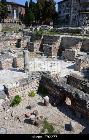 Ruins of old Roman therme bath, Varna, Bulgaria, Europe Stock Photo - Alamy