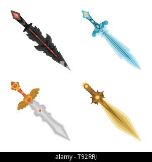 magic,ice,handle,hilt,glass,decoration,dragon,steel,wings,star,ruby,gold,stone,stones,copper,mystical,battle,Chinese,silver,military,old,fantasy,sword,dagger,knife,weapon,saber,medieval,game,armor,sharp,blade,set,vector,icon,illustration,isolated,collection,design,element,graphic,sign,cartoon,color, Vector Vectors , Stock Vector