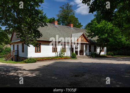 Ciechanowiec open-air museum, larch manor house, Podlasie, Poland, Europe Stock Photo